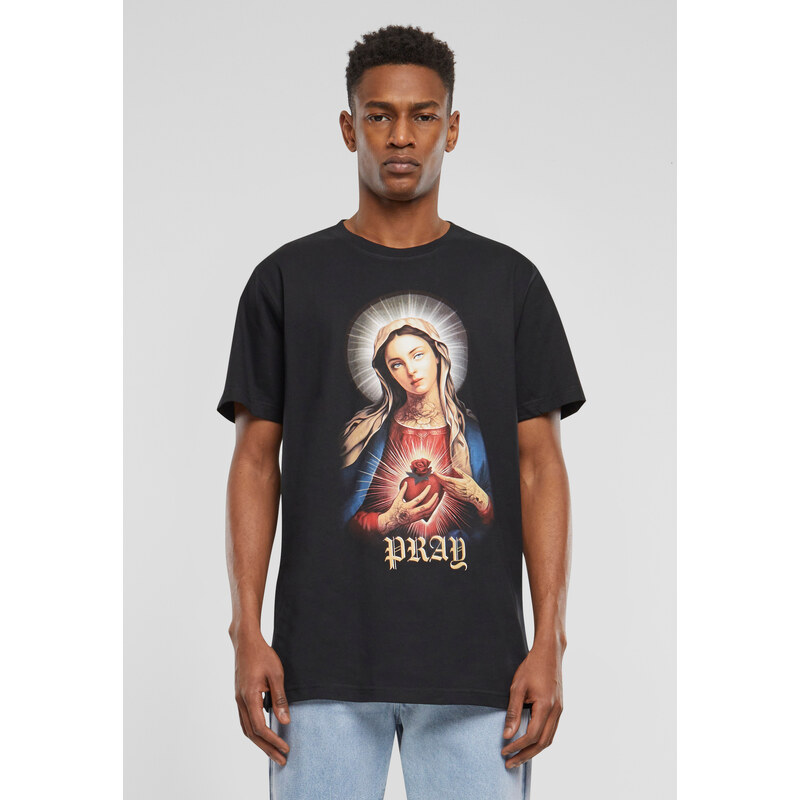 Mister Tee Mens T-shirt Praying Mary black 56394399