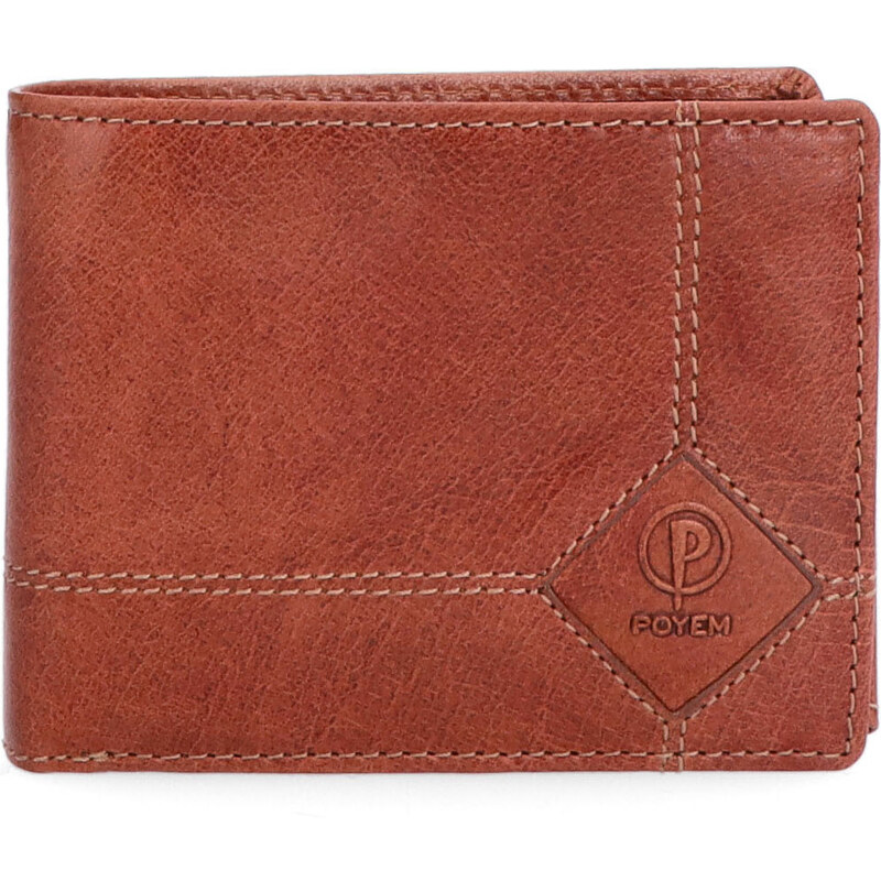 Pánska kožená peňaženka Poyem koňaková 5231 Poyem KO 64020129