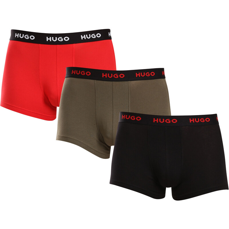 3PACK pánske boxerky HUGO viacfarebné (50517878 964) 56392856