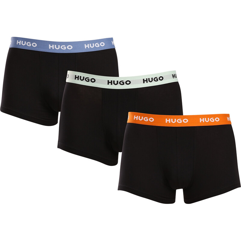 3PACK pánske boxerky HUGO viacfarebné (50517878 961) 56392857