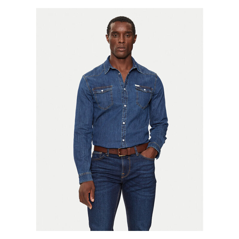 džínsová košeľa Guess 56244601