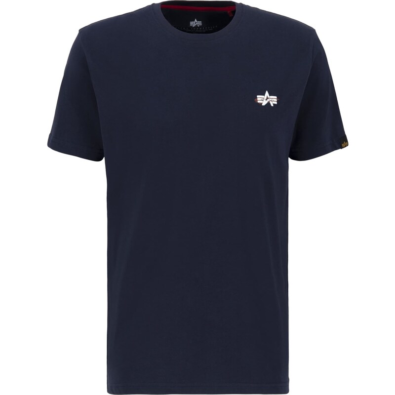 ALPHA INDUSTRIES Tričko tmavomodrá / hnedá / sivá / biela 56407902