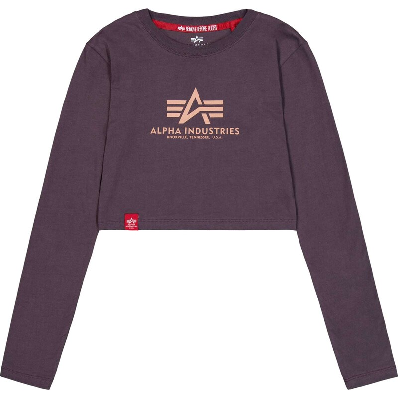 ALPHA INDUSTRIES Tričko žltá / fialová / tmavofialová 56407889