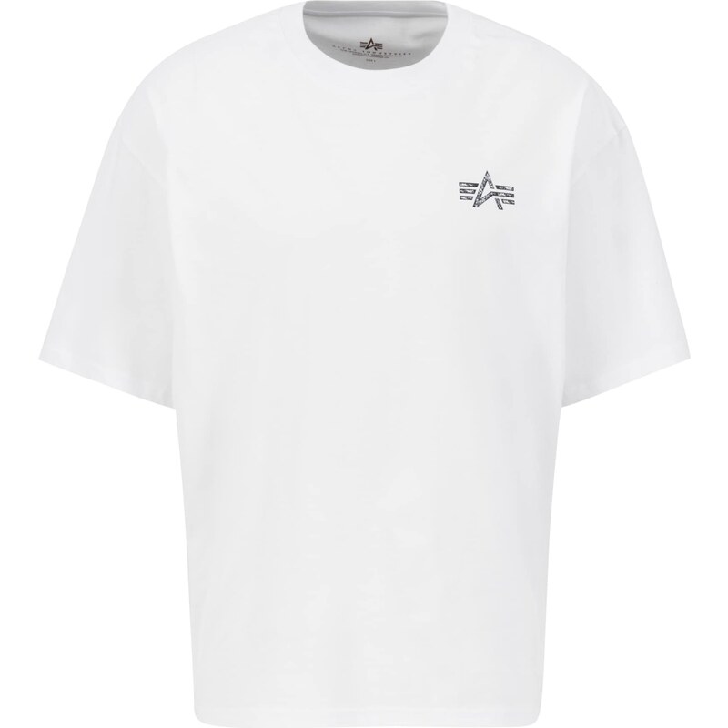 ALPHA INDUSTRIES Tričko červená / čierna / biela 56407909