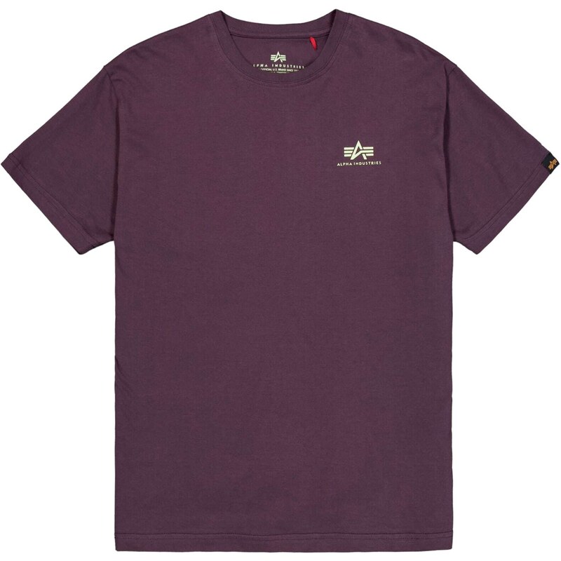 ALPHA INDUSTRIES Tričko burgundská / biela 56407910