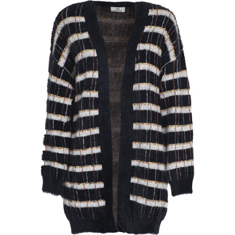 Influencer Kardigán čierna / biela 56407737