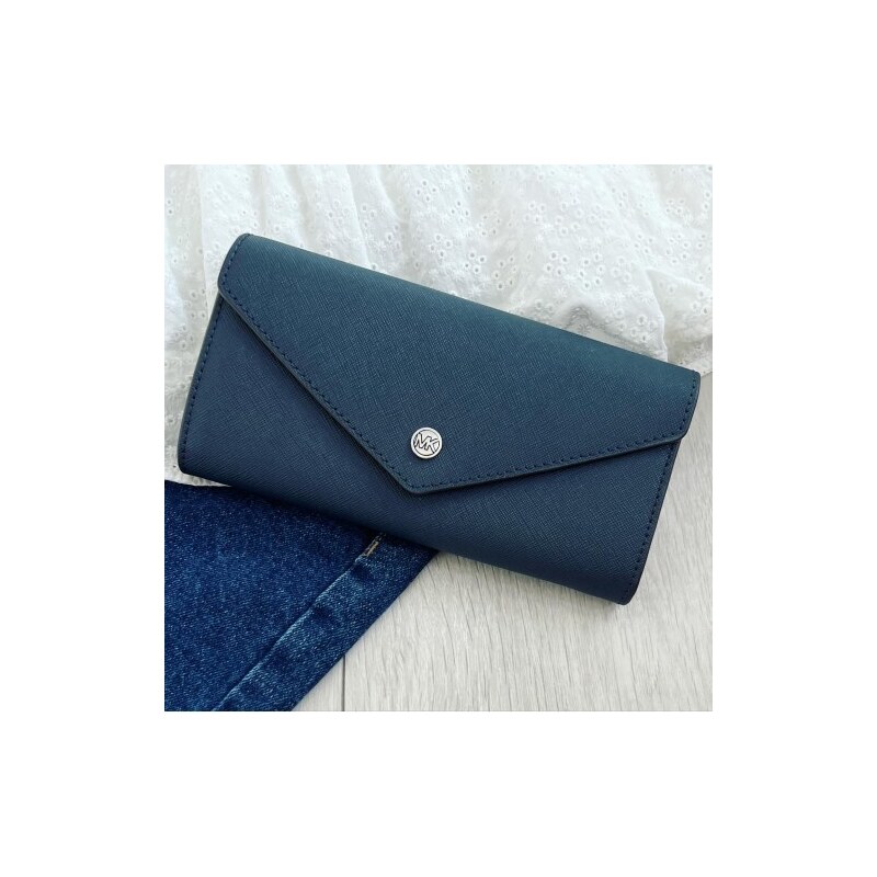 Michael Kors peňaženka flap tmavomodrá 48255667