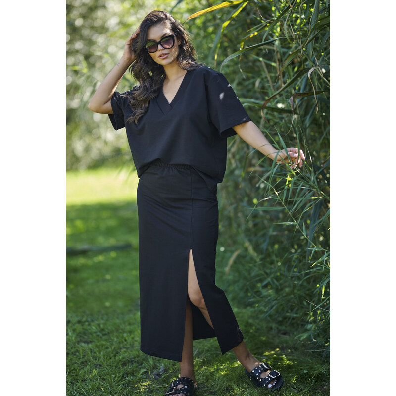 Numinou Dámska súprava s ceruzkovou sukňou NU468 | čierna NU468 56417569