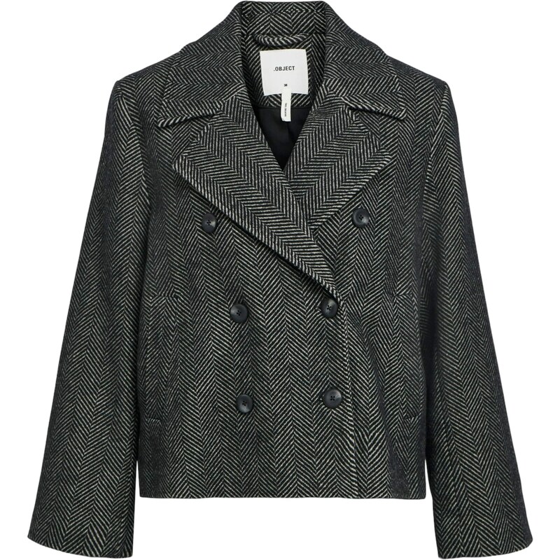 OBJECT Prechodná bunda Keily antracitová / svetlosivá 56425160