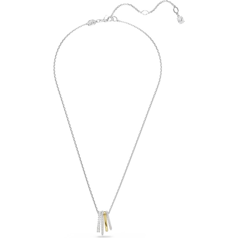 Swarovski Retiazka Hyperbola zlatá / strieborná / priehľadná 56425175