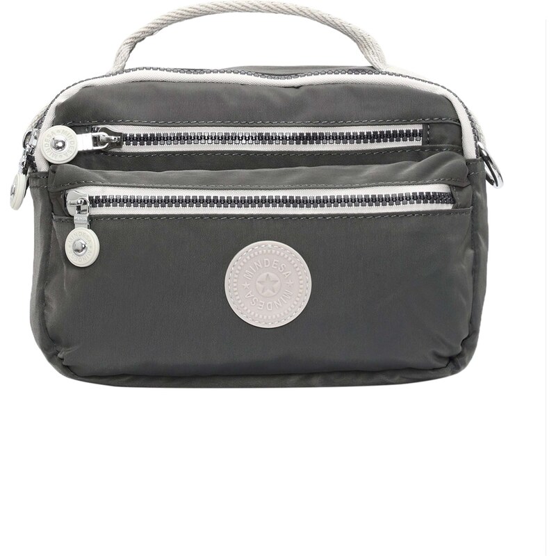 Mindesa Taška cez rameno svetlosivá / jedľová 65872451