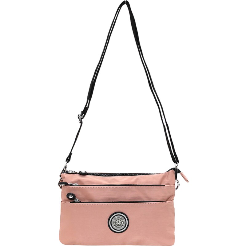 Mindesa Taška cez rameno svetlosivá / ružová / čierna 65872576