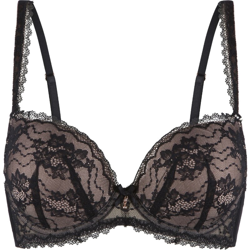 LingaDore Podprsenka ružová / čierna 56425197