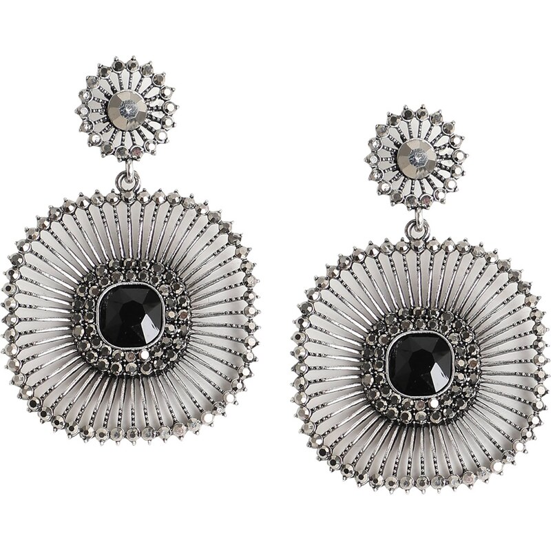 SOHI Náušnice Kalie čierna 56425202