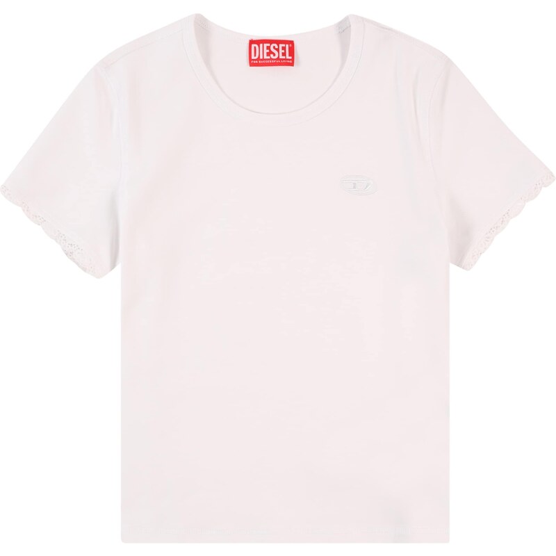 DIESEL Tričko TUNCUTIELACE biela 65282979
