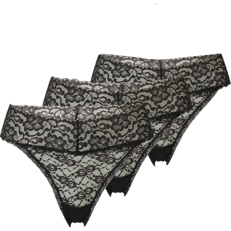 ABOUT YOU Tangá Lacey čierna 59095572