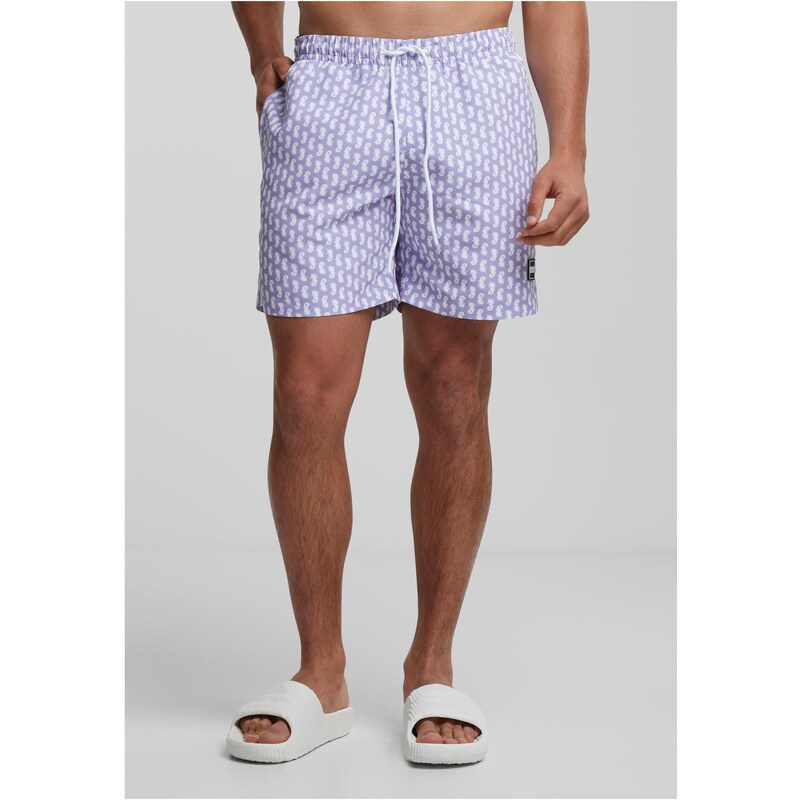 Urban Classics Mens Pattern lilac swimwear with pattern 56466379