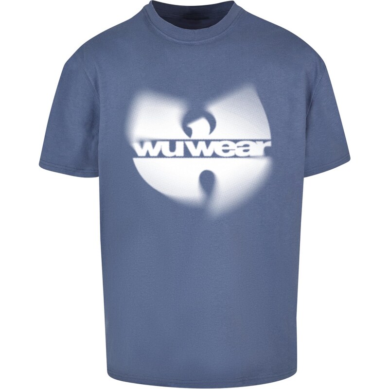 Wu-Wear Mens T-shirt Faded Logo Blue 56466890