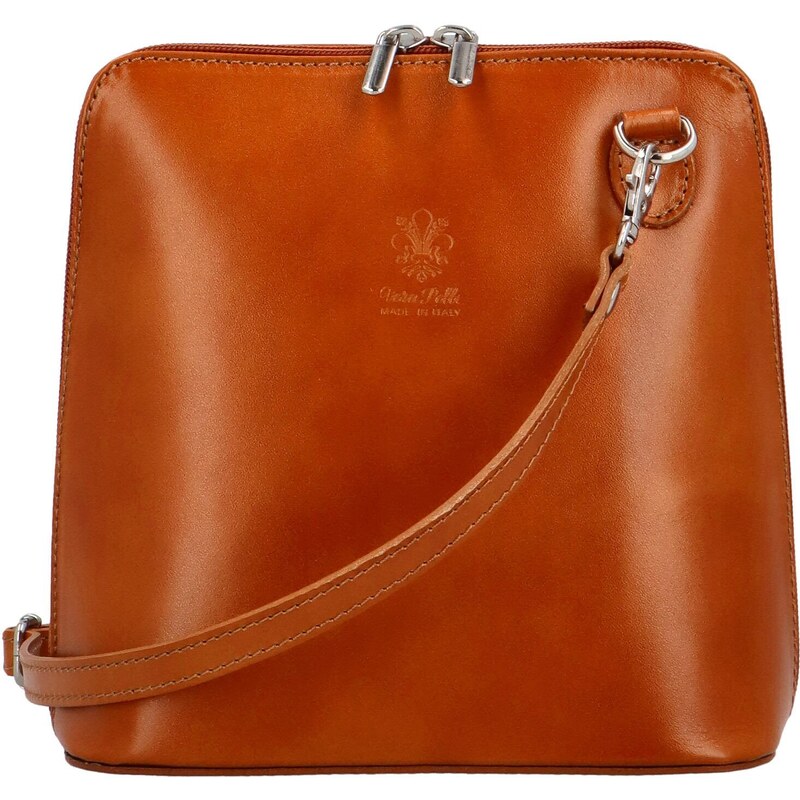 Delami Vera Pelle Dámska kožená crossbody koňaková - Delami Jaime 56603677