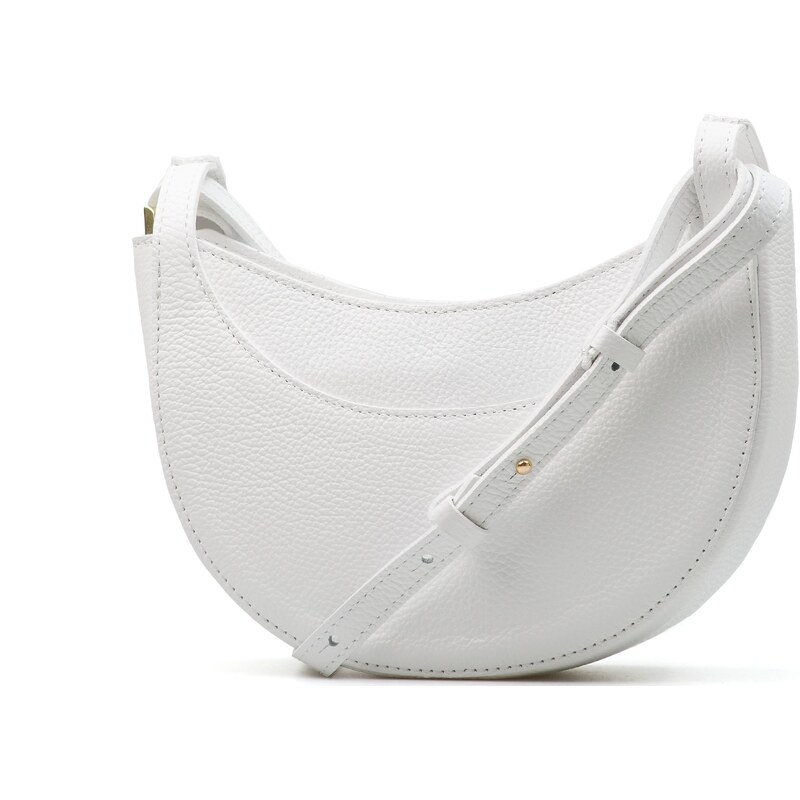 Blaire Kožená crossbody kabelka Laurie biela 64987515