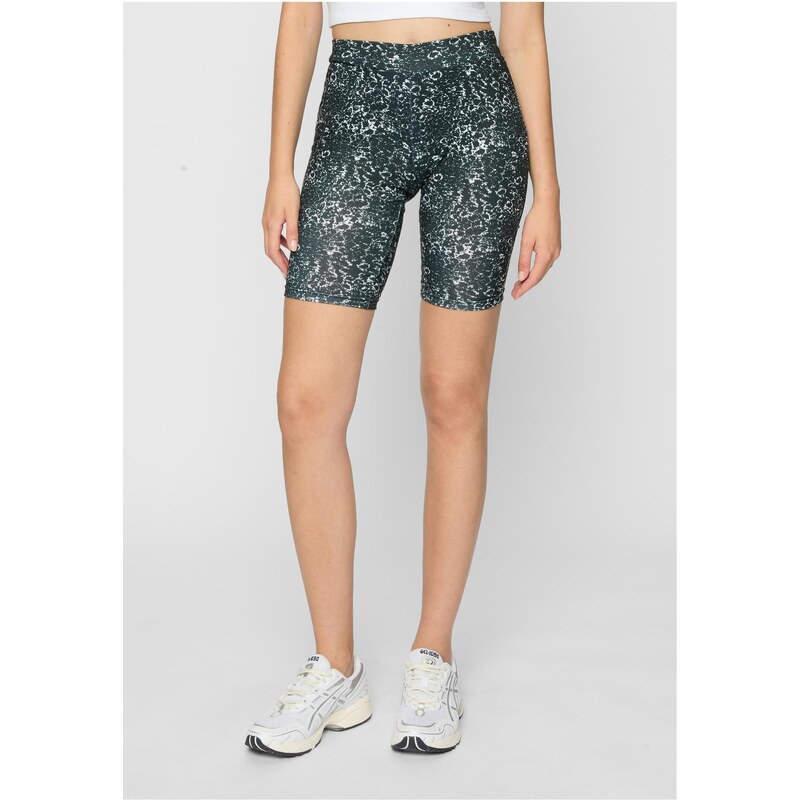 Urban Classics AOP Cycle Shorts 2-Pack Womens Black/White+Black 56521216