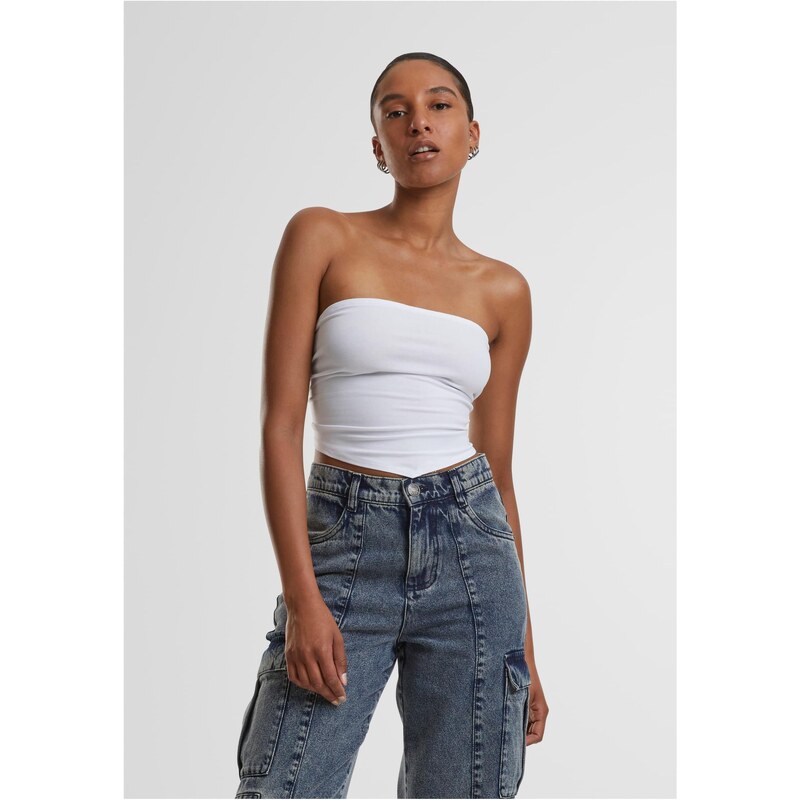 Urban Classics Womens top Knotted Bandeau white 56466812