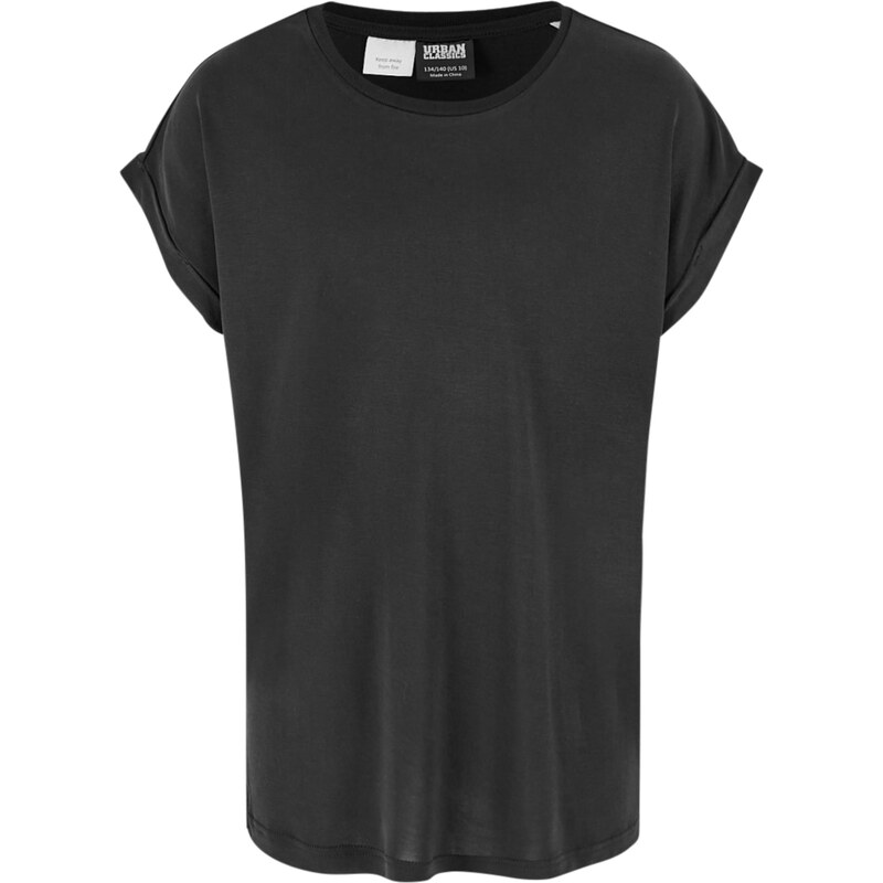 Urban Classics Modal Extended Shoulder T-shirt for girls black 56521492