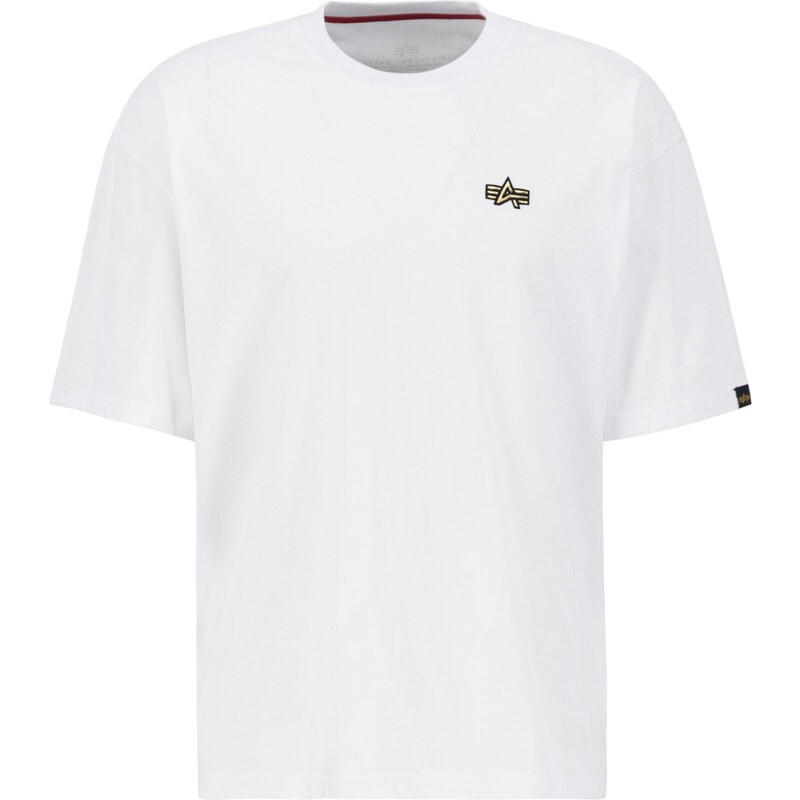 ALPHA INDUSTRIES Tričko zlatá / čierna / biela 56573673