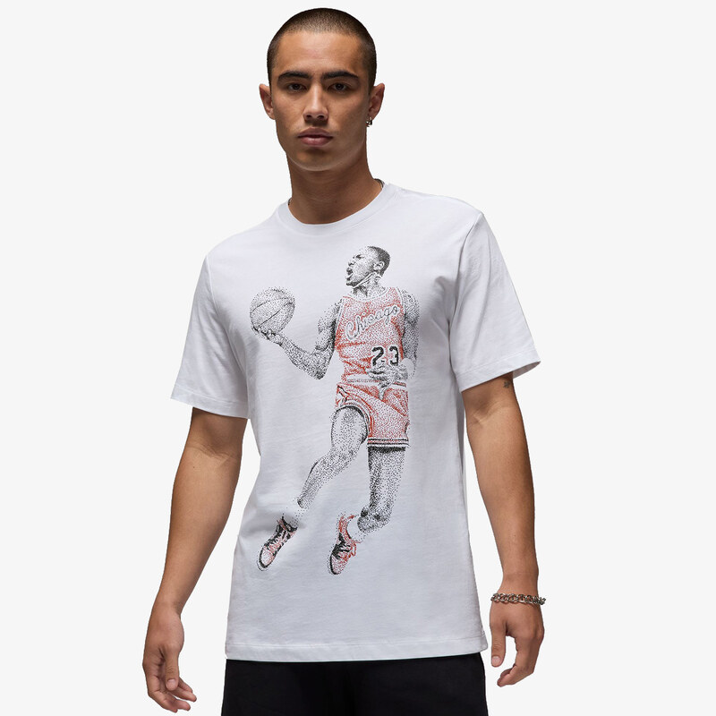 Nike M J BRAND DOT MJ SS CREW XS 56550508