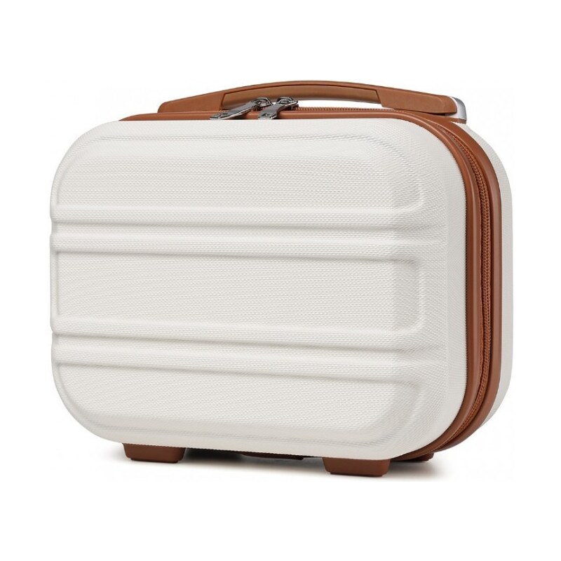 KONO Mini kufor - Ariel, príručný kozmetický, béžovohnedý 60274662