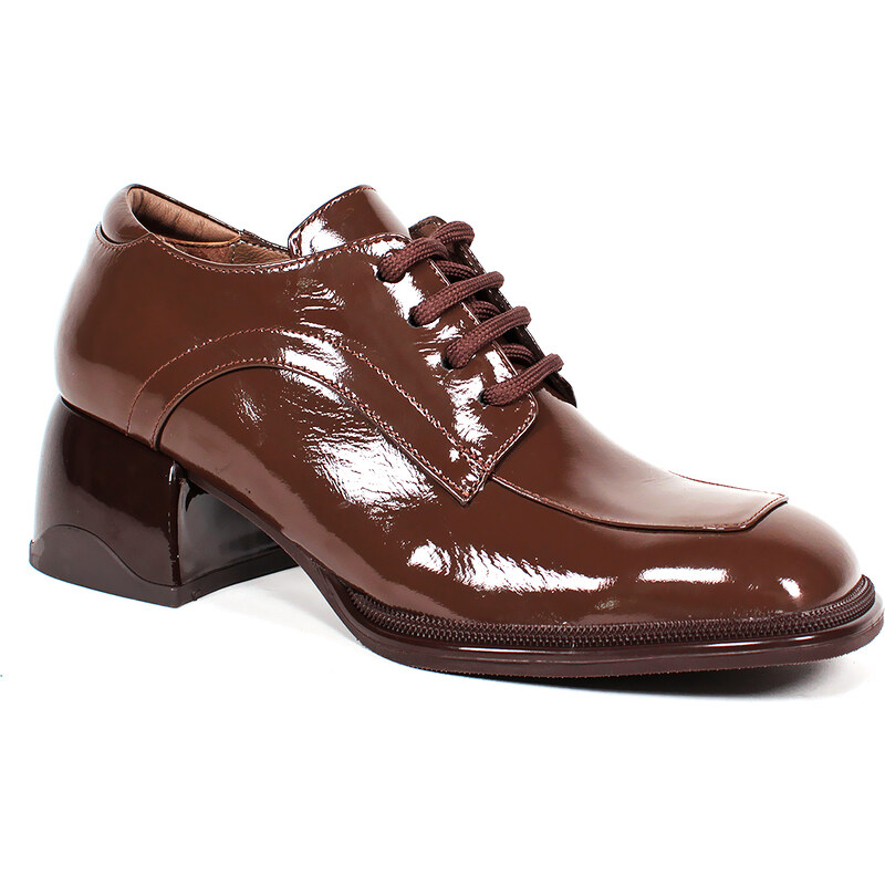 Secretshoes Poltopánky na hrubom opätku 56545446