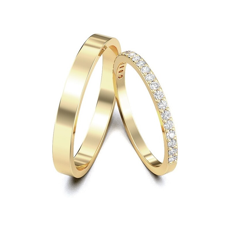 Svadobné obrúčky zo zlata 2014098/ZX 53462103