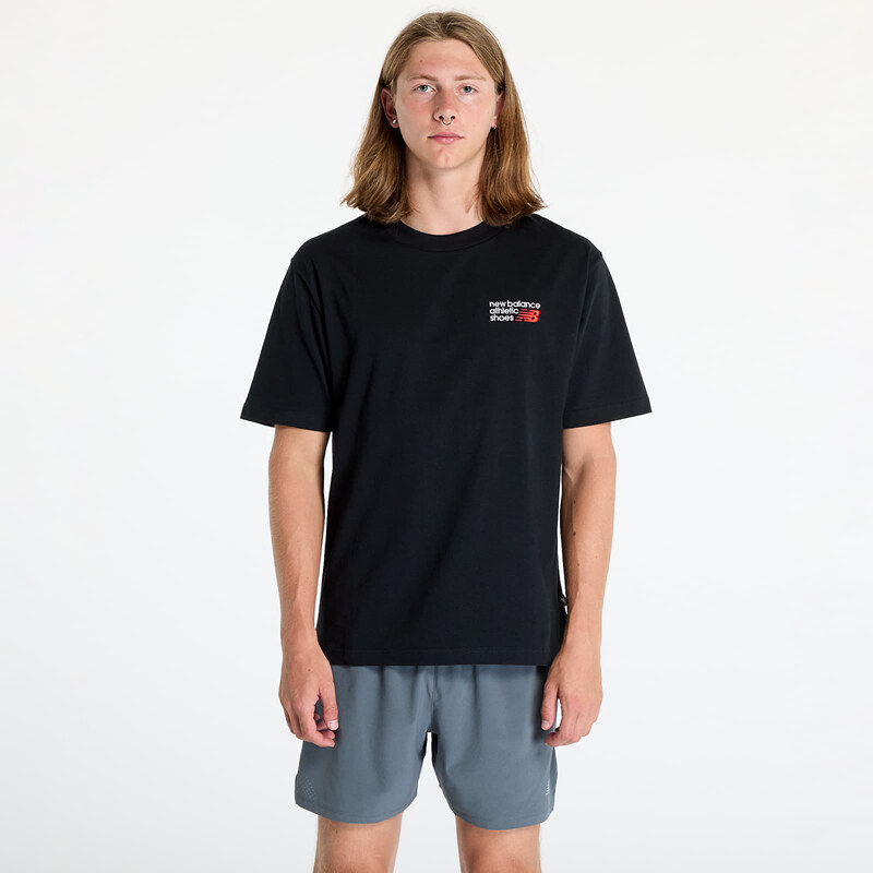 Tričko New Balance Athletics Premium Logo T-Shirt Black XXL 56560383