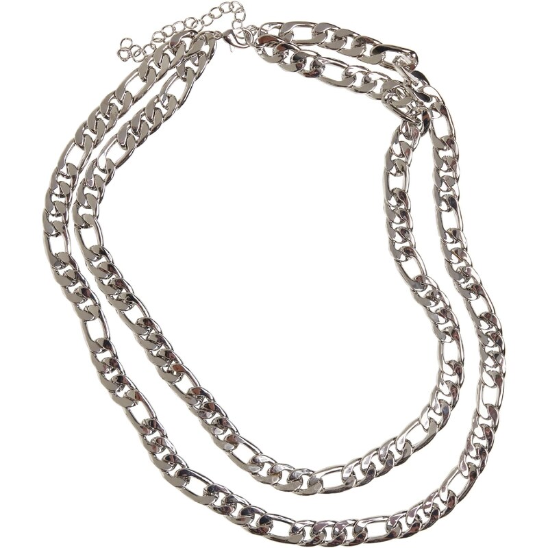 Urban Classics Retiazka Figaro strieborná 56548071