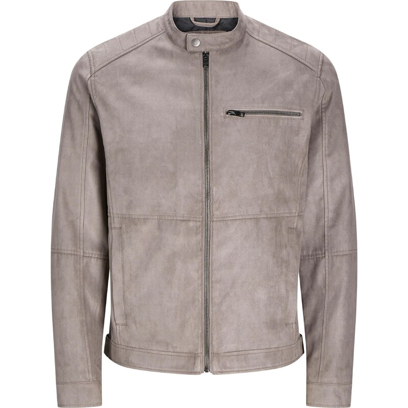 JACK & JONES Prechodná bunda JJEDylan tmavošedá 54800494