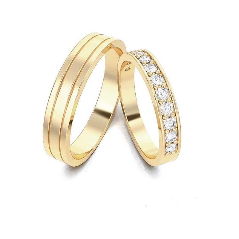 Svadobné obrúčky zo zlata 2014100/ZX 53462111