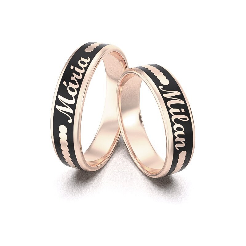 Originálne obrúčky - ružové zlato 2014092/R 53462101