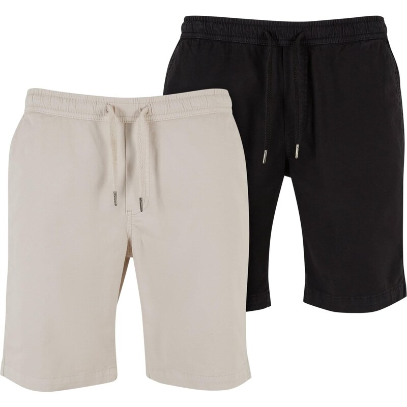 Urban Classics Nohavice béžová / čierna 56573702