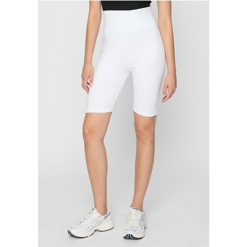 Urban Classics Womens High Waist Cycling Shorts 2-Pack Black/White 56520299