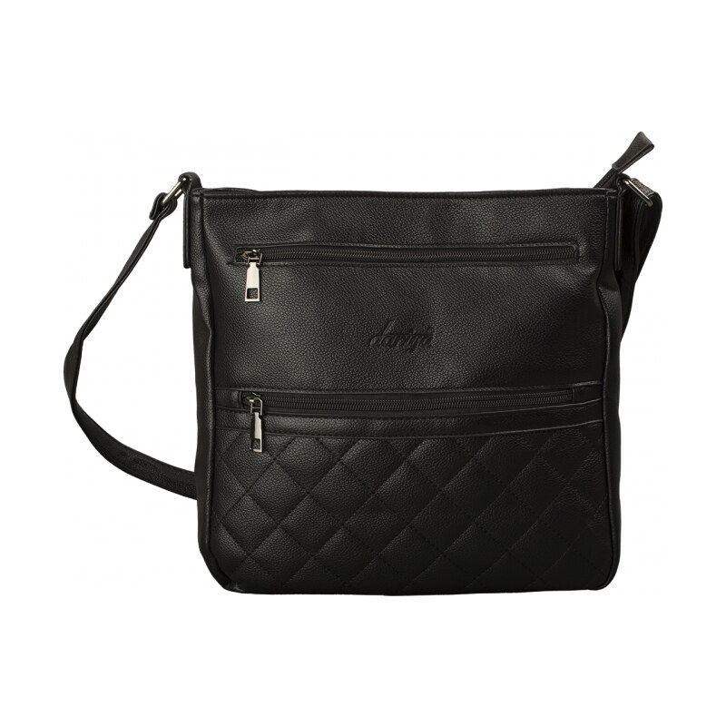 Dámska Taška cez rameno dariya s prešívaným vzorom 27x27x10cm čierna 56580839