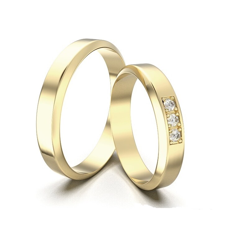 Zlaté svadobné obrúčky 2014065/Z 53462071
