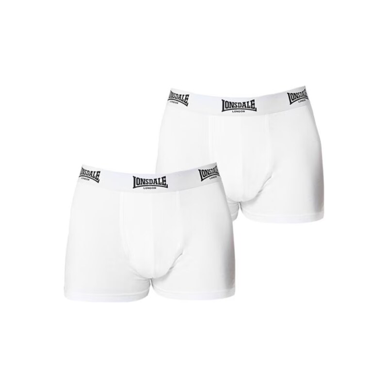Prémiové Pánske Trenky Lonsdale 2ks biele Biela XL 56585293