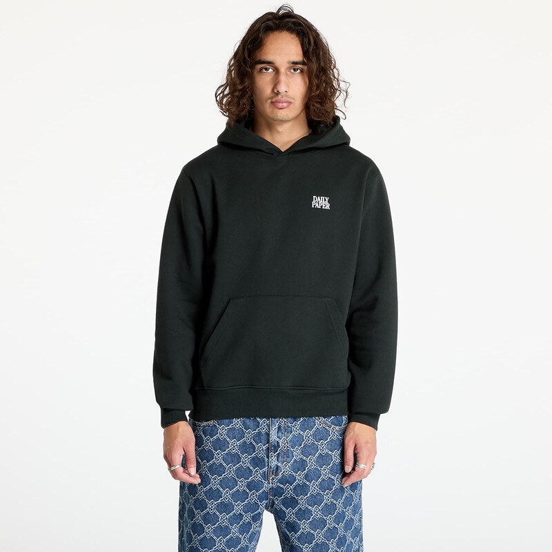 Mikina Daily Paper Smoothie Hoodie Jet Black S 56586301