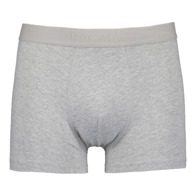 Pánske sivé bavlnené boxerky RAGMAN (2 ks) 56595422