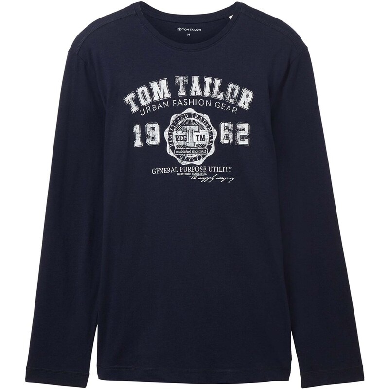 TOM TAILOR Tričko tmavomodrá / biela 56765485