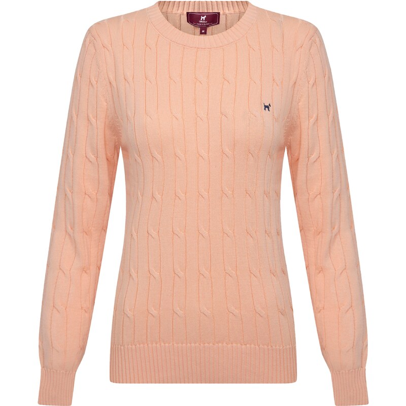 Williot Sveter námornícka modrá / lososová 56603805