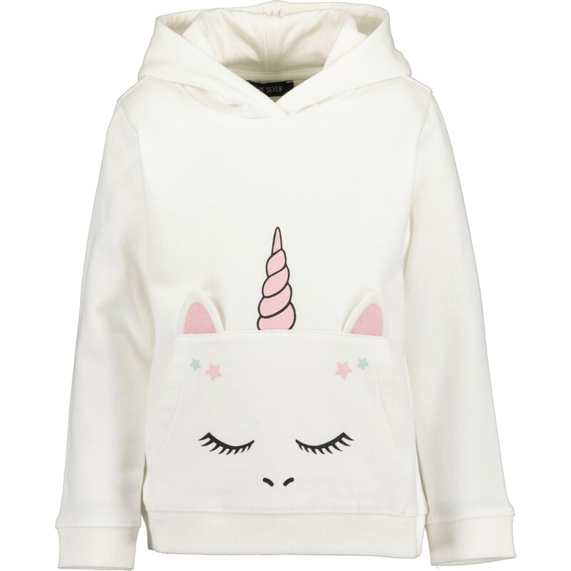 BLUE SEVEN Mikina svetlomodrá / ružová / čierna / šedobiela 65878943