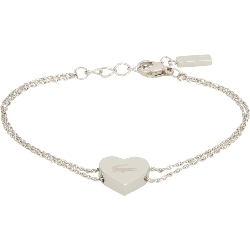 LACOSTE Náramok LOVE MY CROC strieborná 56606458