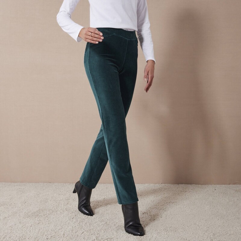 Rovné menčestrové džegíny jedľová 054 Blancheporte 56607583