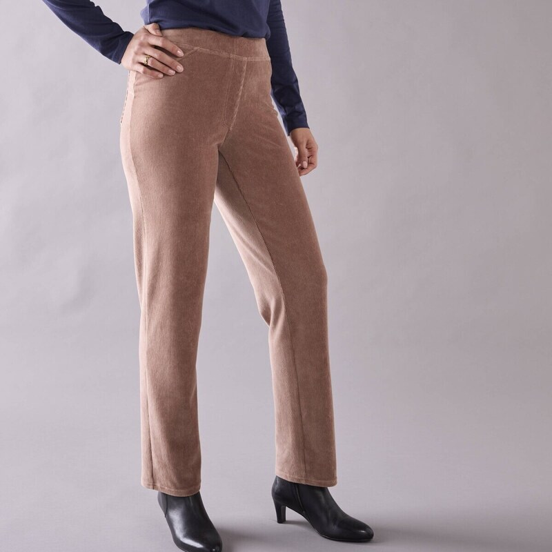 Rovné menčestrové džegíny hnedosivá 036 Blancheporte 56607830